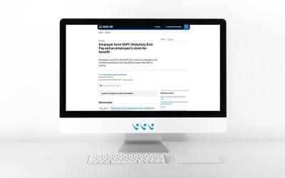 Updates to the Statutory Sick Pay form